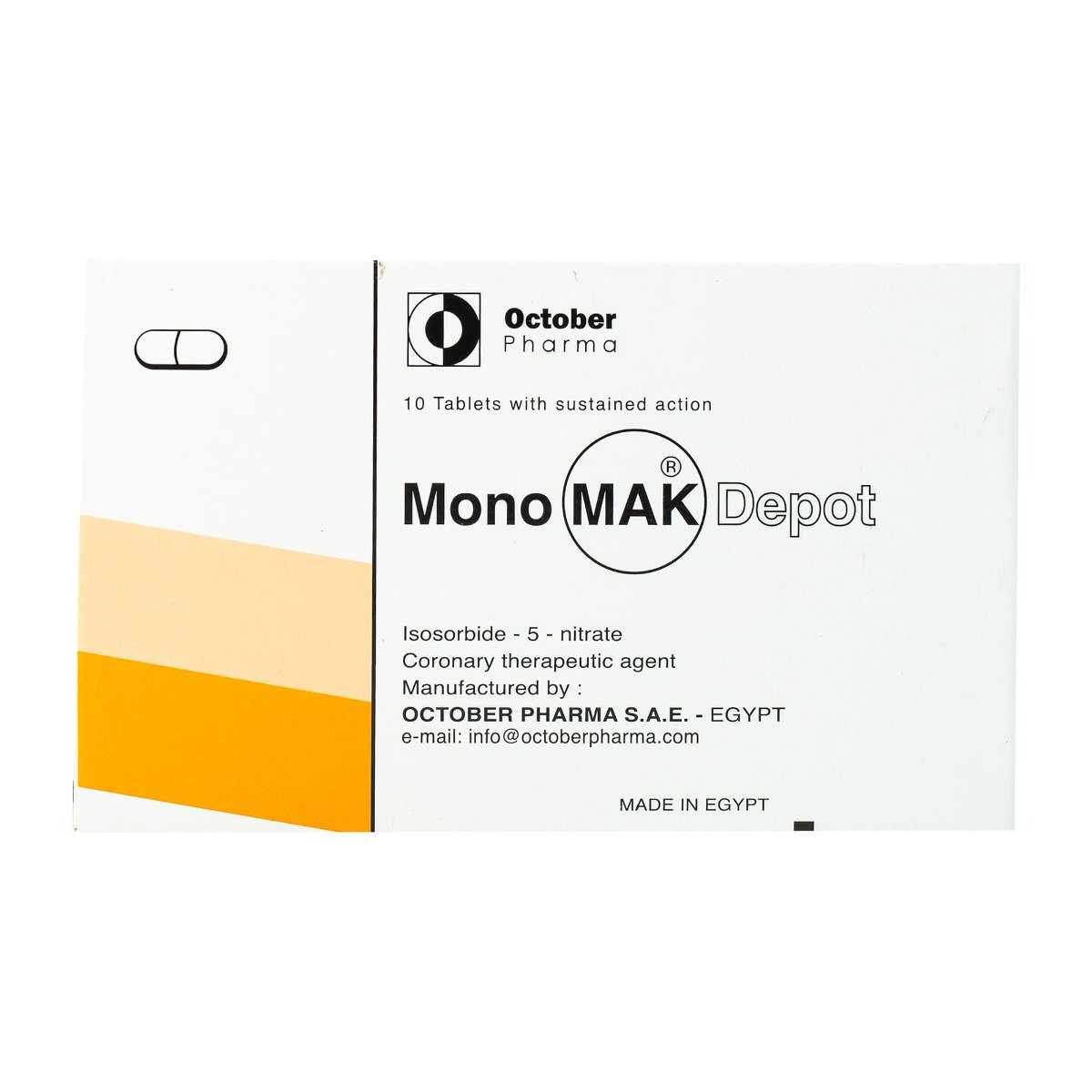 Mono Mak Depo 100 mg - 10 Tablets