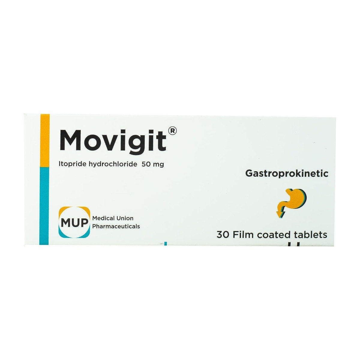 Movigit 50 mg - 30 Tablets