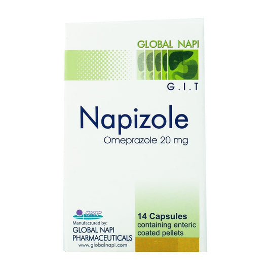 Napizole 20 mg - 14 Tablets