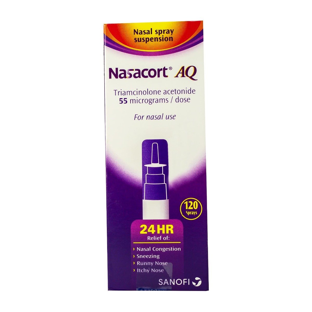 Nasacort Aqua 55 mcg Nasal Spray - 120 Puffs