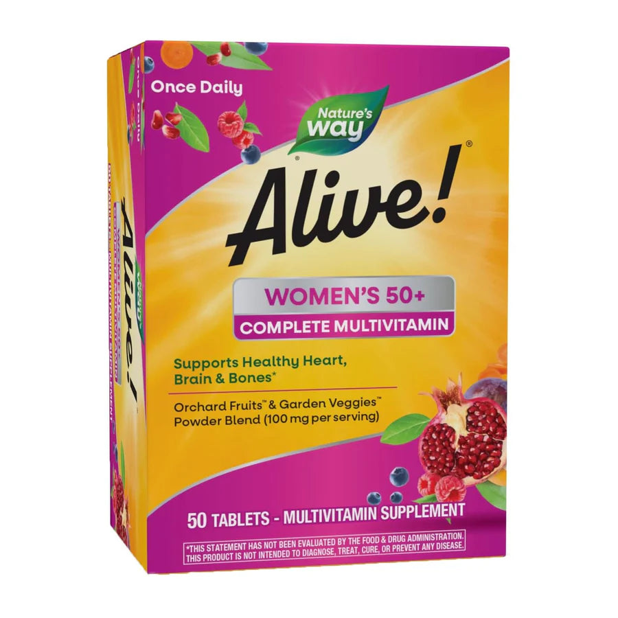 Nature’s Way Alive Women’s 50+ Multivitamin - 50 Tablets