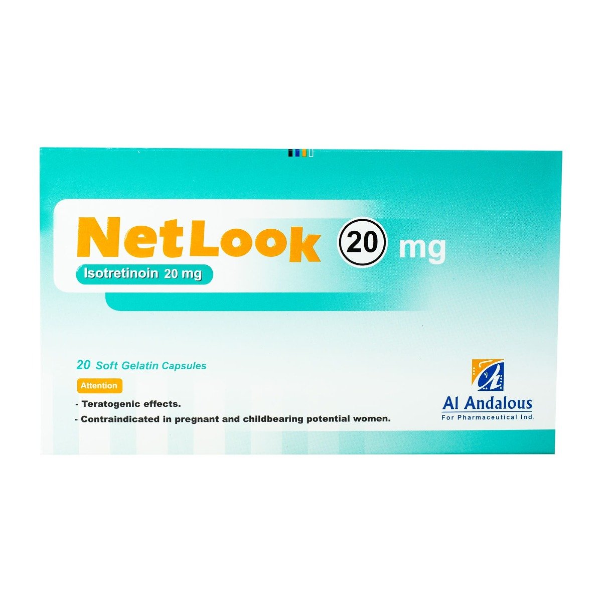 Netlook 20 mg - 20 Capsules