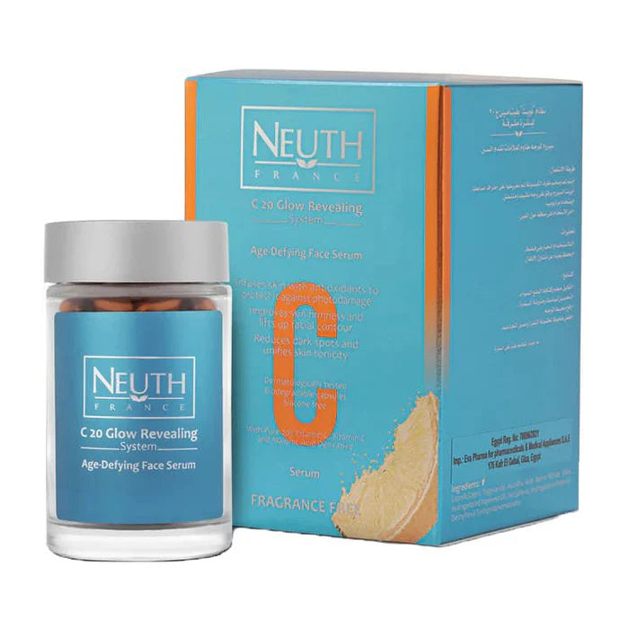 Neuth C 20 Glow Revealing System Age-Defying Face Serum - 50 Capsules