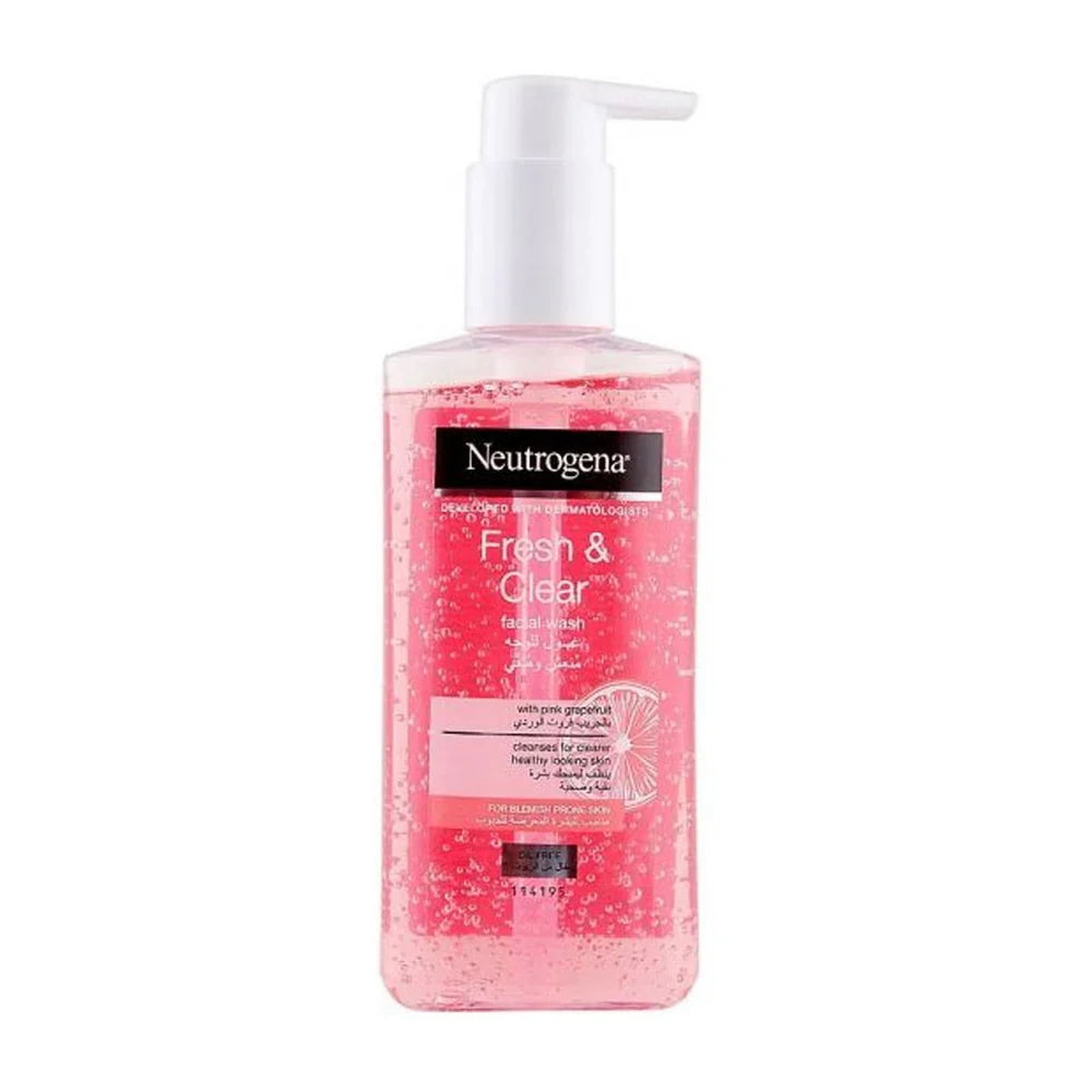 Neutrogena Fresh & Clear With Pink Grapefruit Facial Wash - 200ml