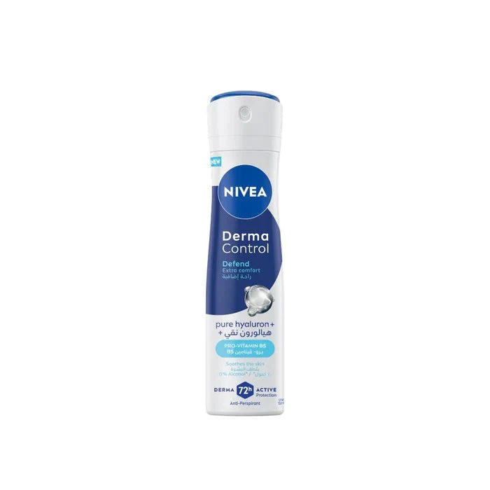 NIVEA DERMA CONTROL 72H DEFEND EXTRA COMFORT ANTI-PERSPIRANT SPRAY 150ML