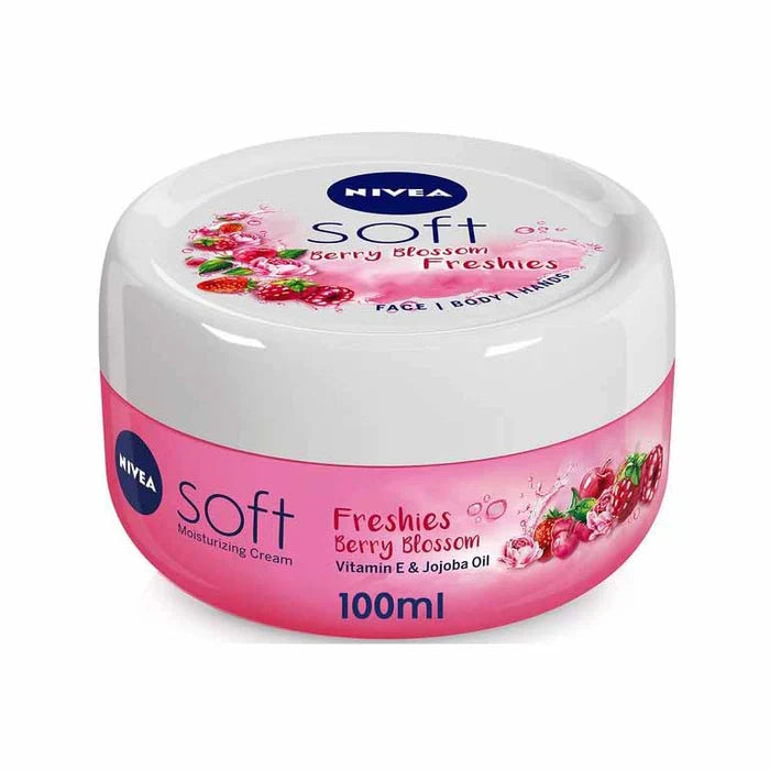 Nivea Soft Freshies Berry Blossom Cream - 100ml