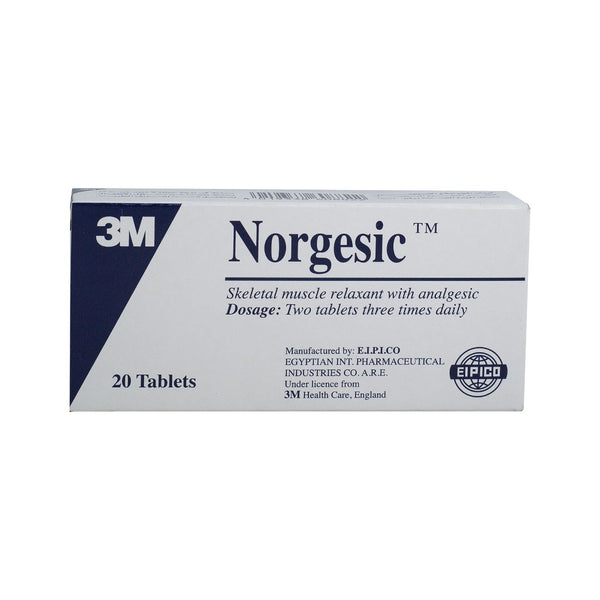 Norgesic - 20 Tablets – Re3aya Pharmacy