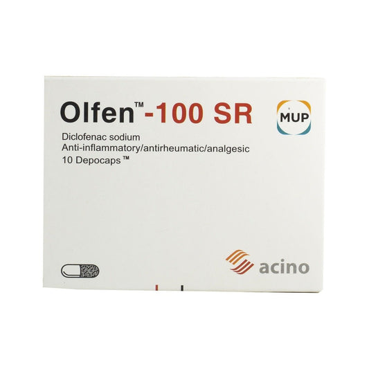 Olfen 100 mg SR - 10 Capsules