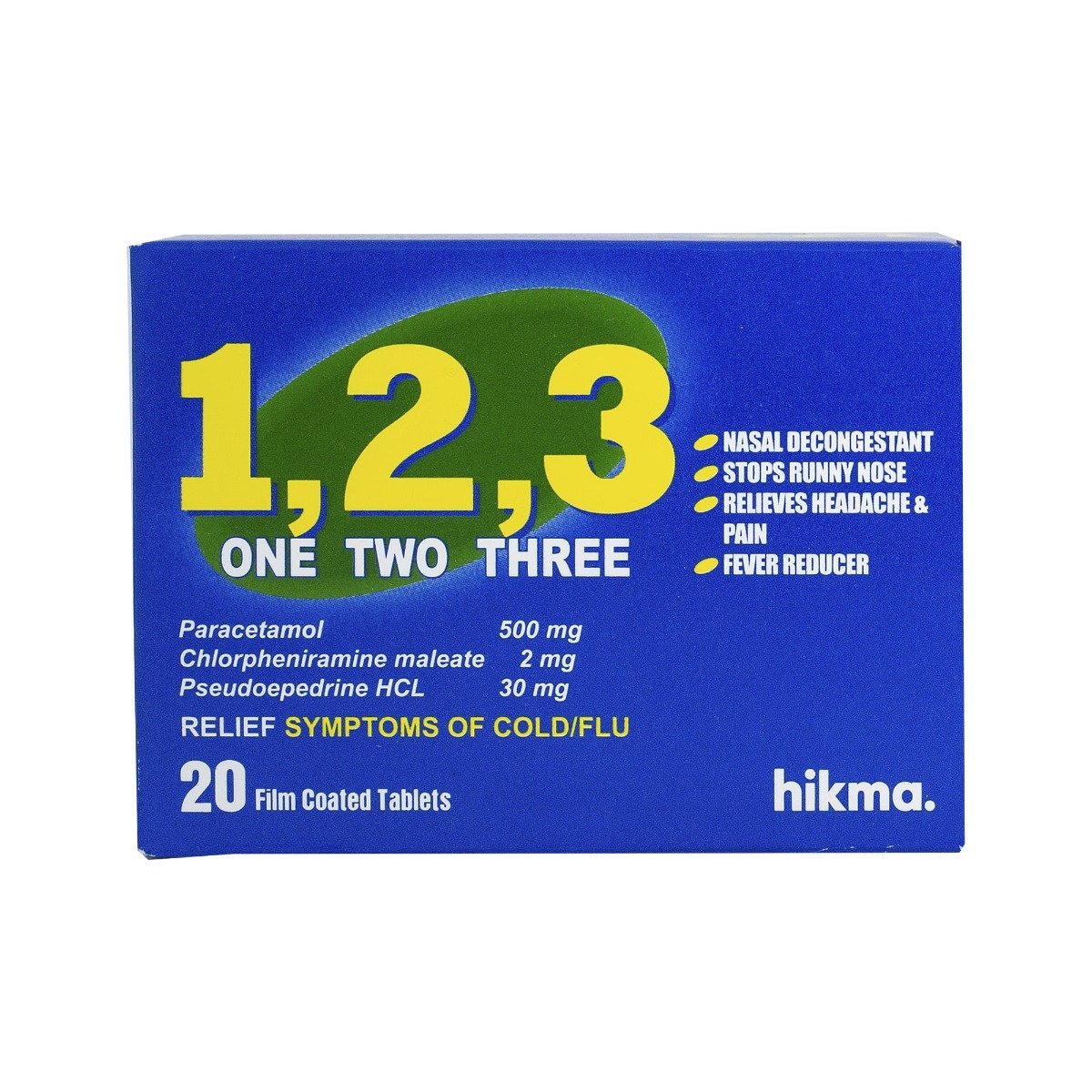 One Two Three - 20 Tablets