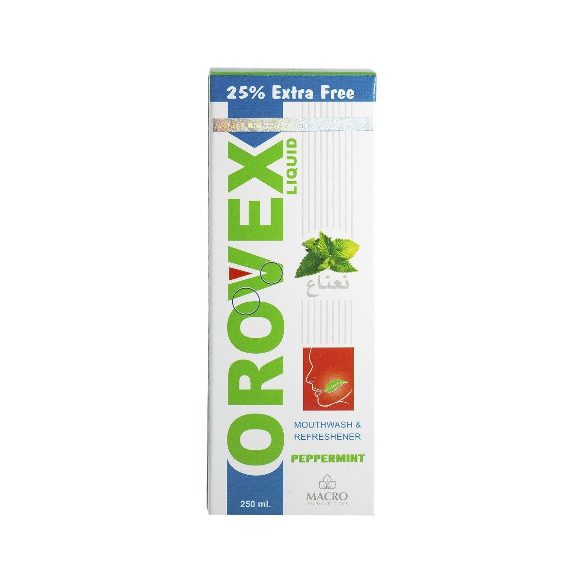 Orovex Peppermint Mouth wash - 250 ml