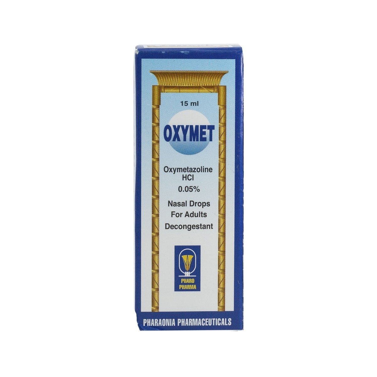 Oxymet Adult Nasal Drops - 15 ml