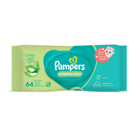 Pampers Complete Clean Baby Wipes - 64 Pieces