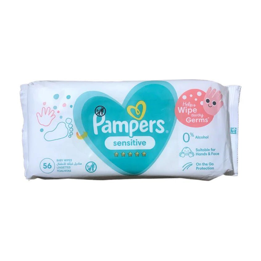 Pampers Sensitive Protect Baby Wipes - 56 Pcs