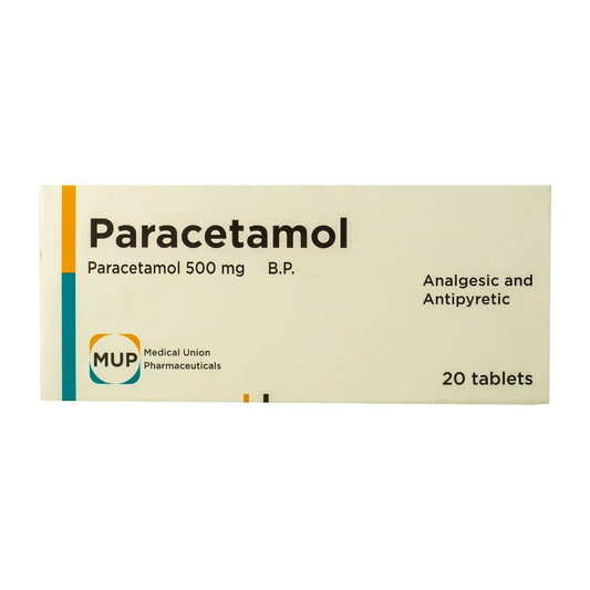 Paracetamol 500 mg - 20 Tablets