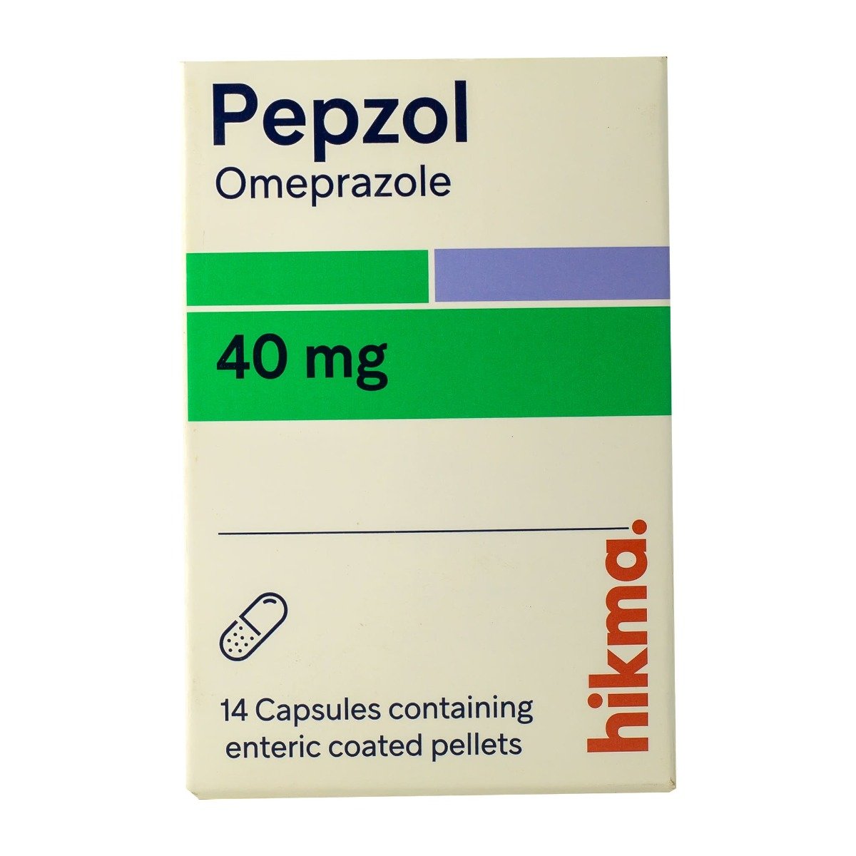 Pepzol 40 mg - 14 Capsules