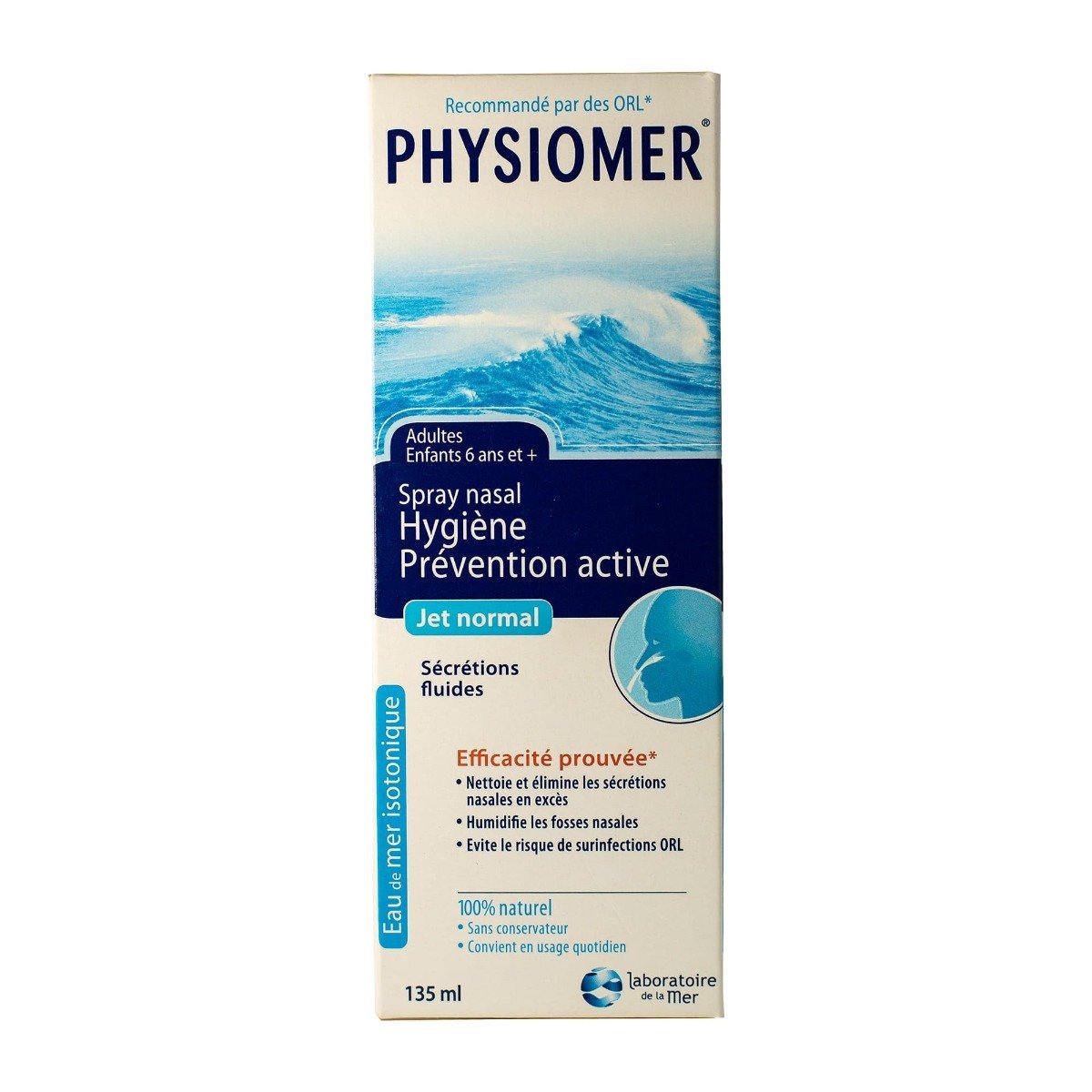 Physiomer Normal Jet Nasal Spray - 135 ml