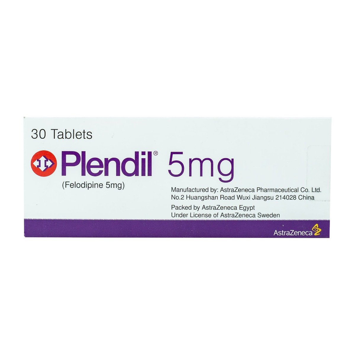 Plendil 5 mg - 30 Tablets