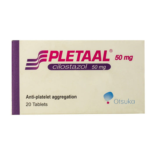 Pletaal 50 mg - 20 Tablets