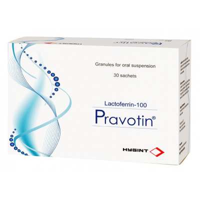 Pravotin 100 mg ( Lactofferin ) 14 sachets