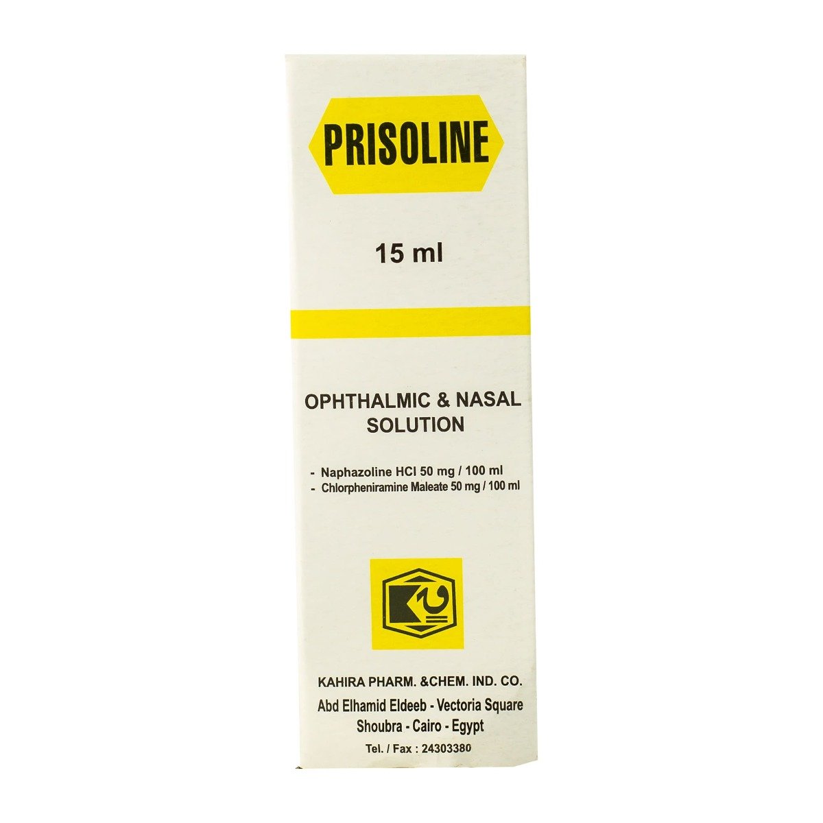 Prisoline Eye or Nasal drops - 15 ml