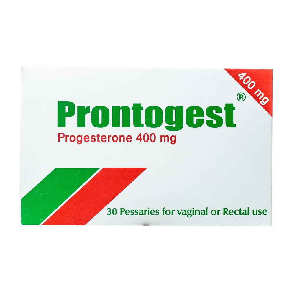 Prontogest 400 mg - 30 Vaginal Suppositories – Re3aya Pharmacy