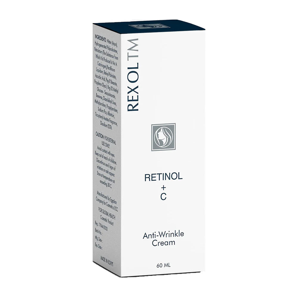 Rexol TM Retinol + C Anti-Wrinkle Cream – 60ml