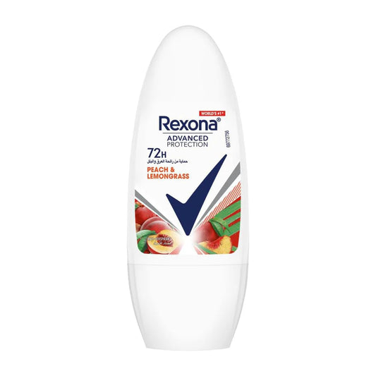 Rexona Advanced Protection 72H Peach & Lemongrass Antiperspirant Roll on for Women - 50ml