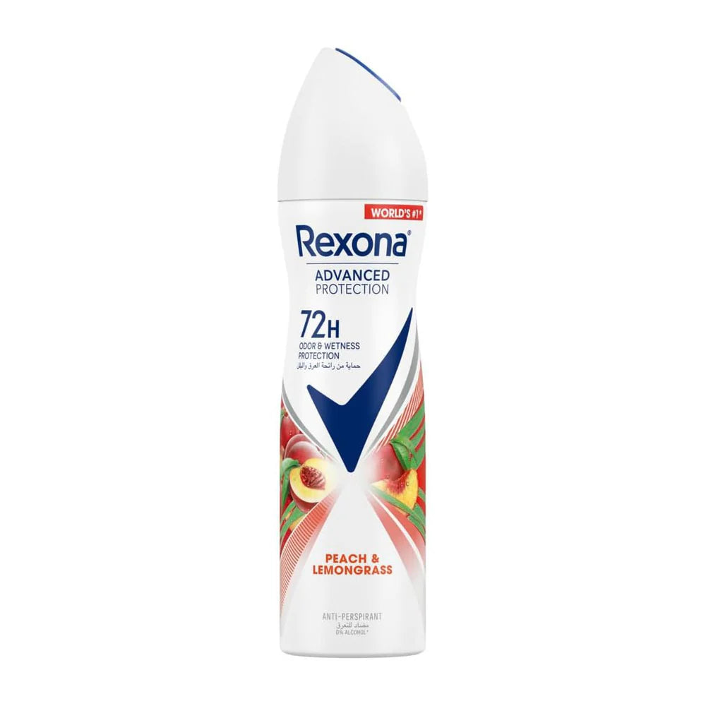 Rexona Advanced Protection Peach & Lemongrass Antiperspirant Spray - 150ml