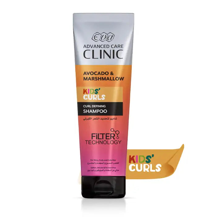 Eva Advanced Care Clinic Kids’ Curls Curl Defining Shampoo For Wavy, Curly, And Coily Hair 230 Ml