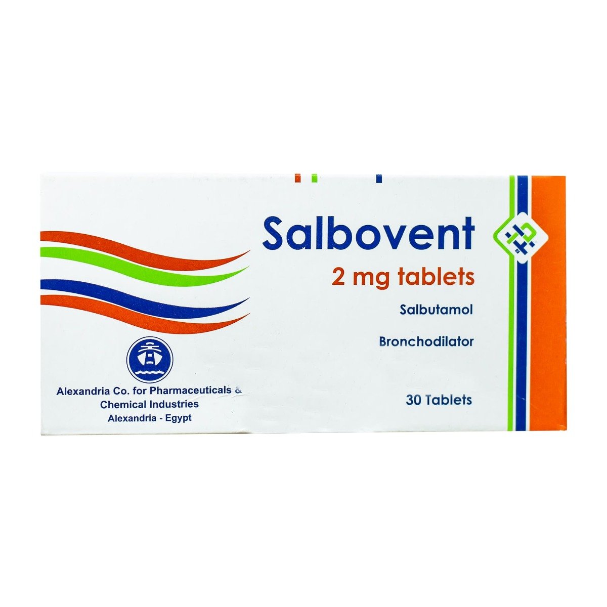 Salbovent 2 mg - 30 Tablets