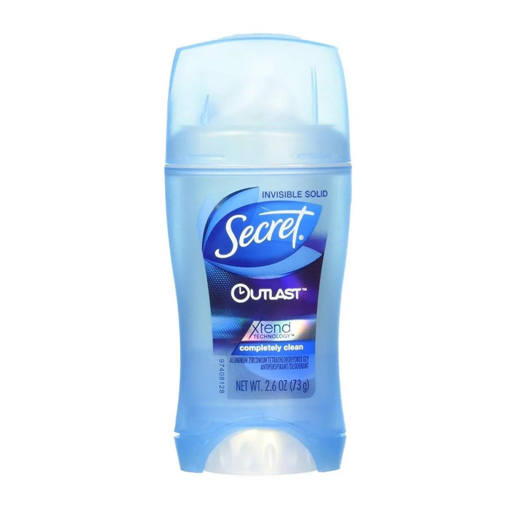 Secret Outlast Xtend Completely Clean Antiperspirant Solid Stick - 73gm