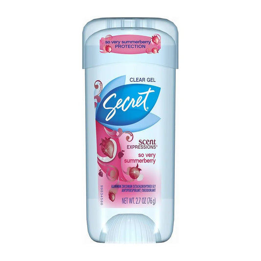 Secret Summerberry Antiperspirant Deodorant Gel - 76gm