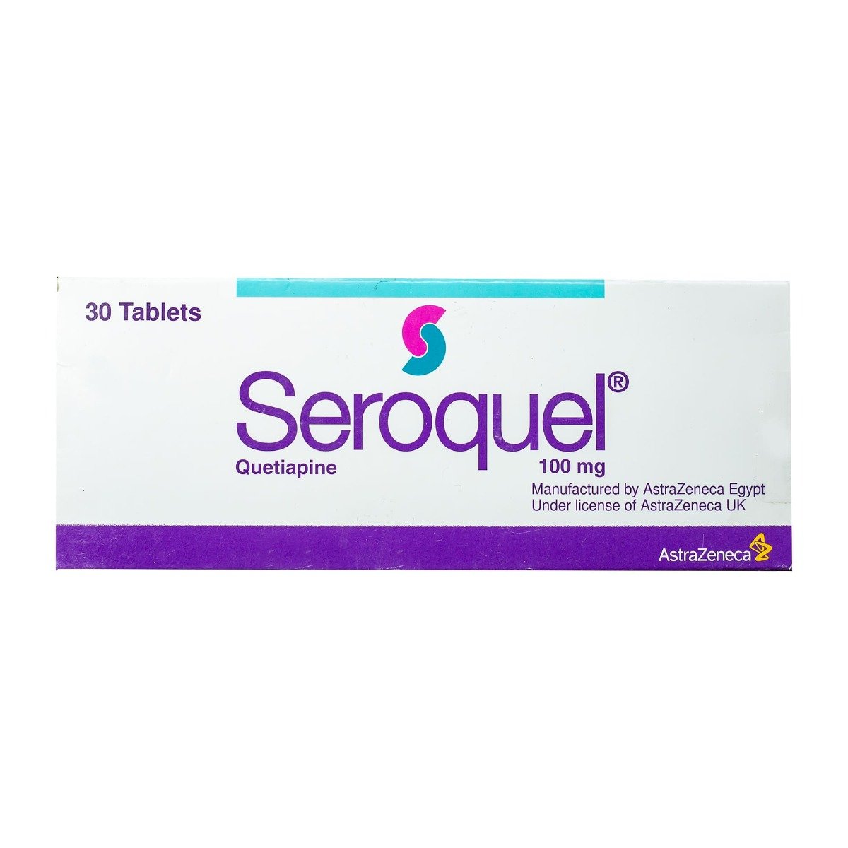 Seroquel 100 mg - 30 Tablets