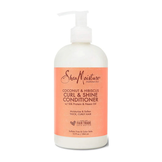 Shea Moisture Coconut & Hibiscus Curl & Shine Conditioner - 384ml