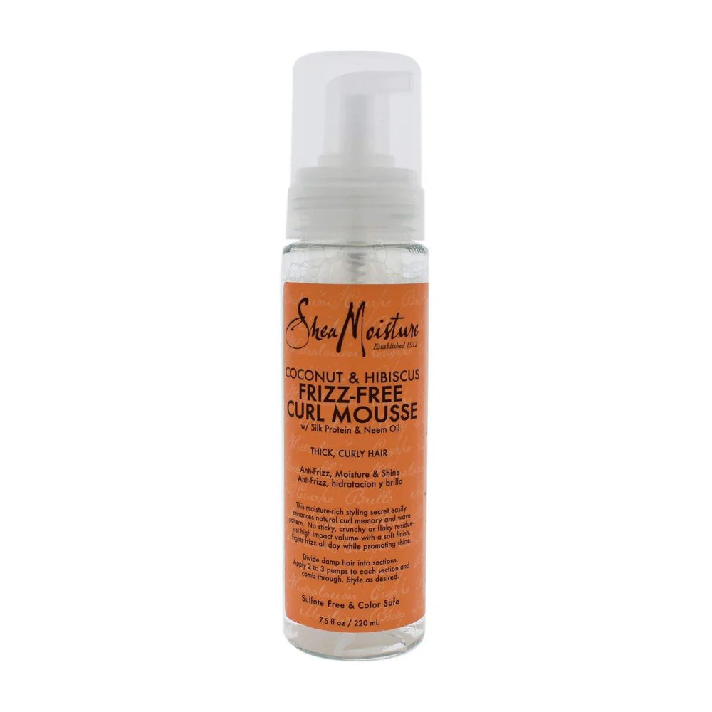 Shea Moisture Coconut & Hibiscus Frizz Free Curl Mousse - 220ml