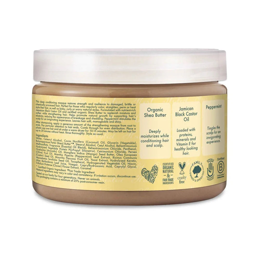 Shea Moisture Jamaican Black Castor Oil Strengthen & Restore Treatment Mask - 340gm