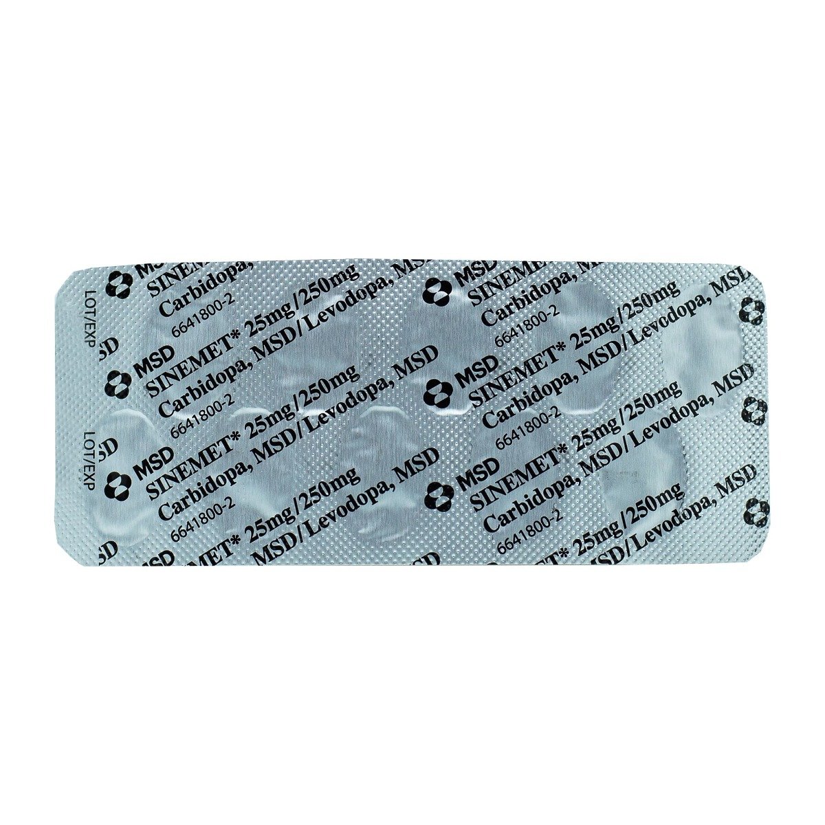 Sinemet 25 mg-250 mg - 20 Tablets