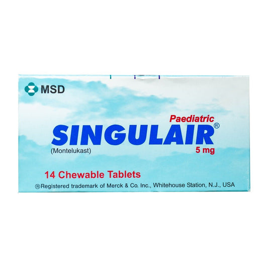 Singulair 5 mg - 14 Chewable Tablets