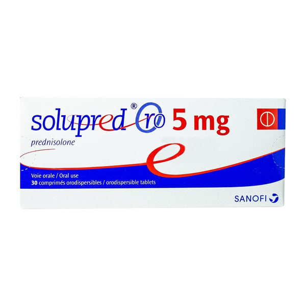 Solupred 5 mg - 30 Dispersible Tablets – Re3aya Pharmacy