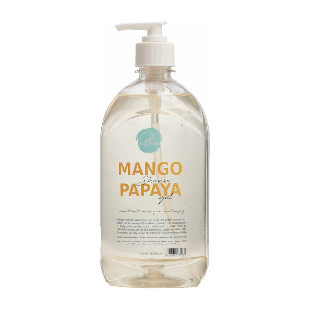 Soul & More Shower Gel 500ml Mango Papaya