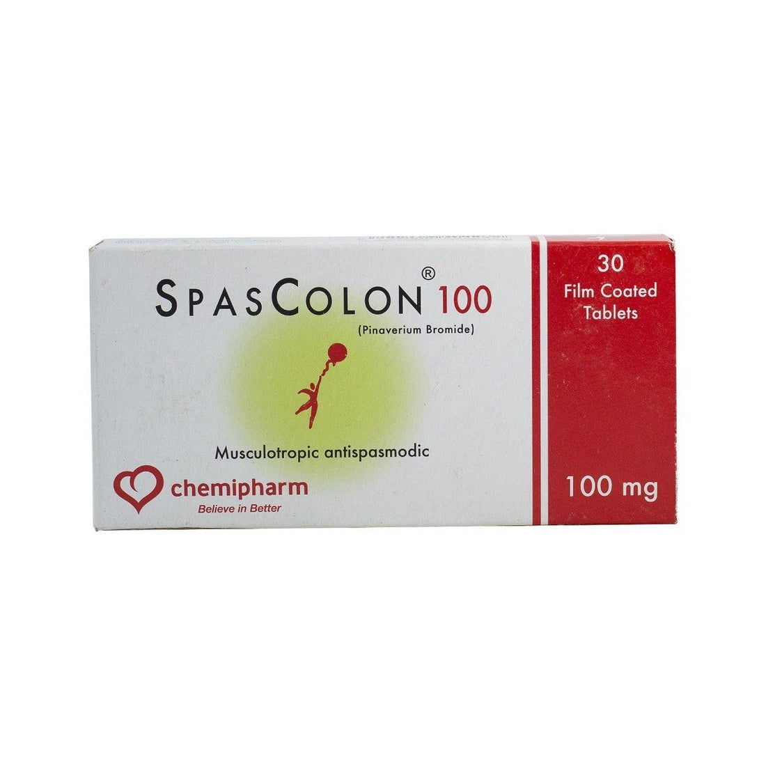 Spascolon 100 mg - 30 Tablets – Re3aya Pharmacy