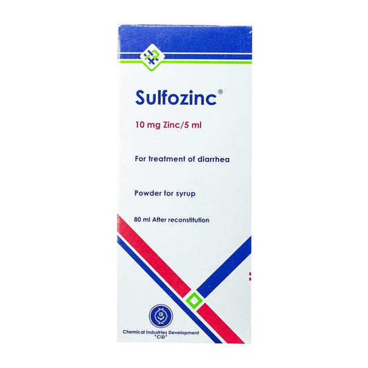 Sulfozinc 10 mg-5 ml Suspension - 80 ml