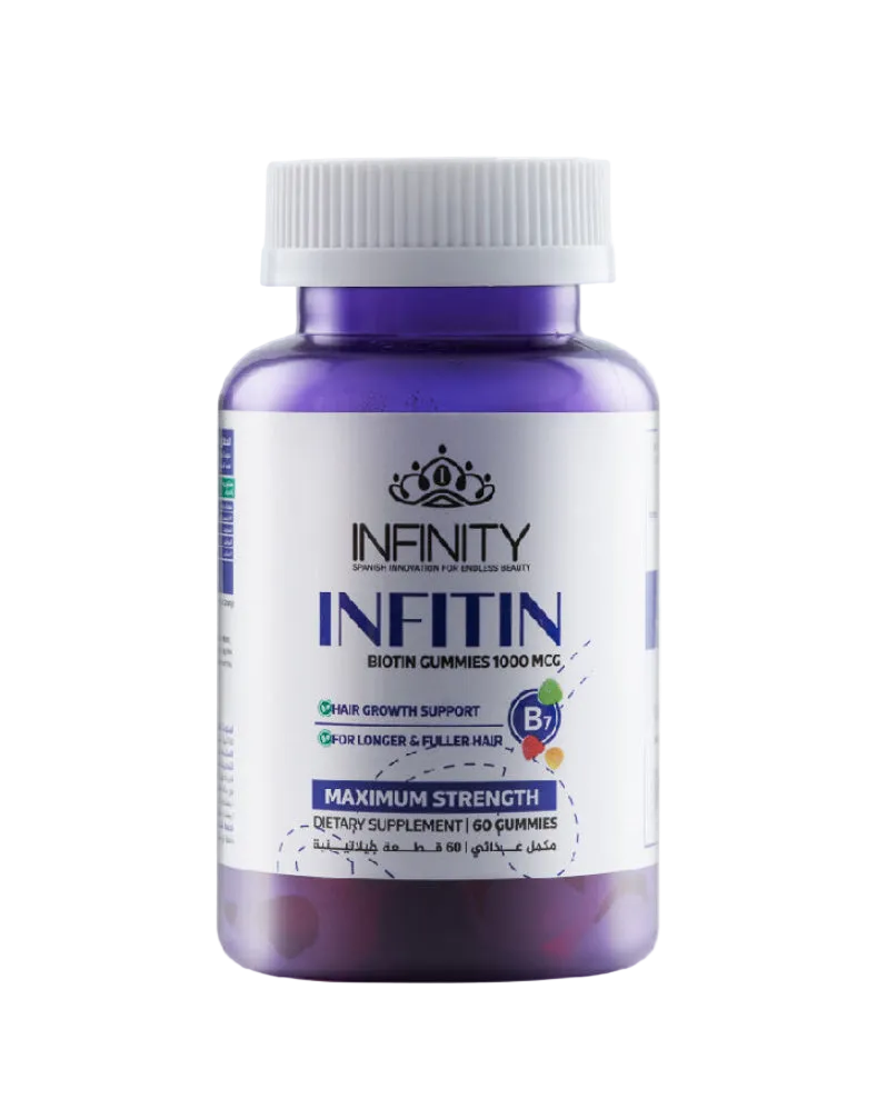INFINITY Infitin - 60 Biotin gummies for hair