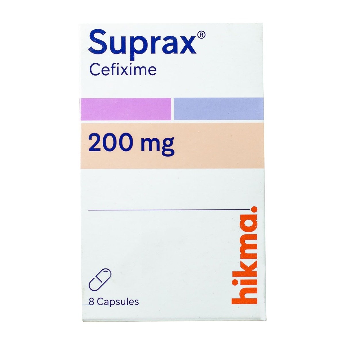 Suprax 200 mg - 8 Capsules