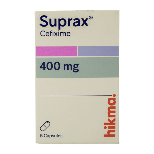 Suprax 400 mg - 5 Capsules