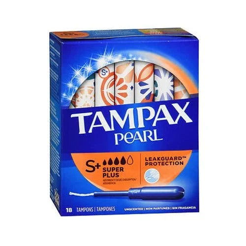 TAMPAX PEARL SUPER PLUS 18 TAMPONS