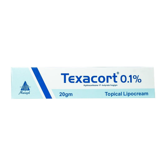 Texacort 0.1 % Cream - 20 gm