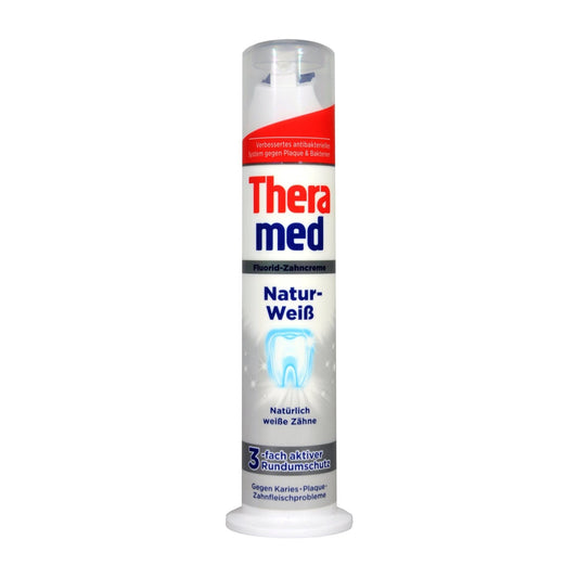 Theramed Natural White Toothpaste Pump - 100ml