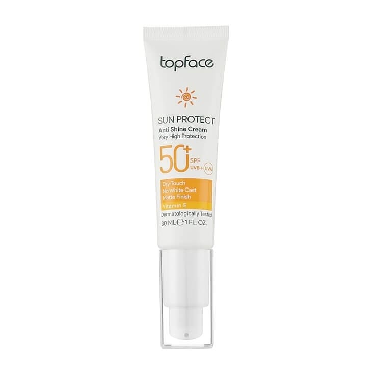 Topface Anti Shine SPF 50+ Sunscreen Cream - 30ml