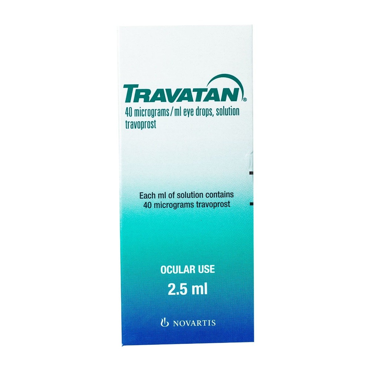 Travatan 40 mcg-ml Eye Drops - 2.5 ml